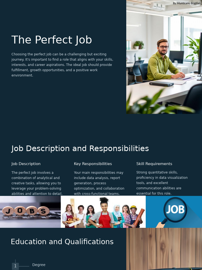 The Perfect Job | PDF | Collaboration | Data