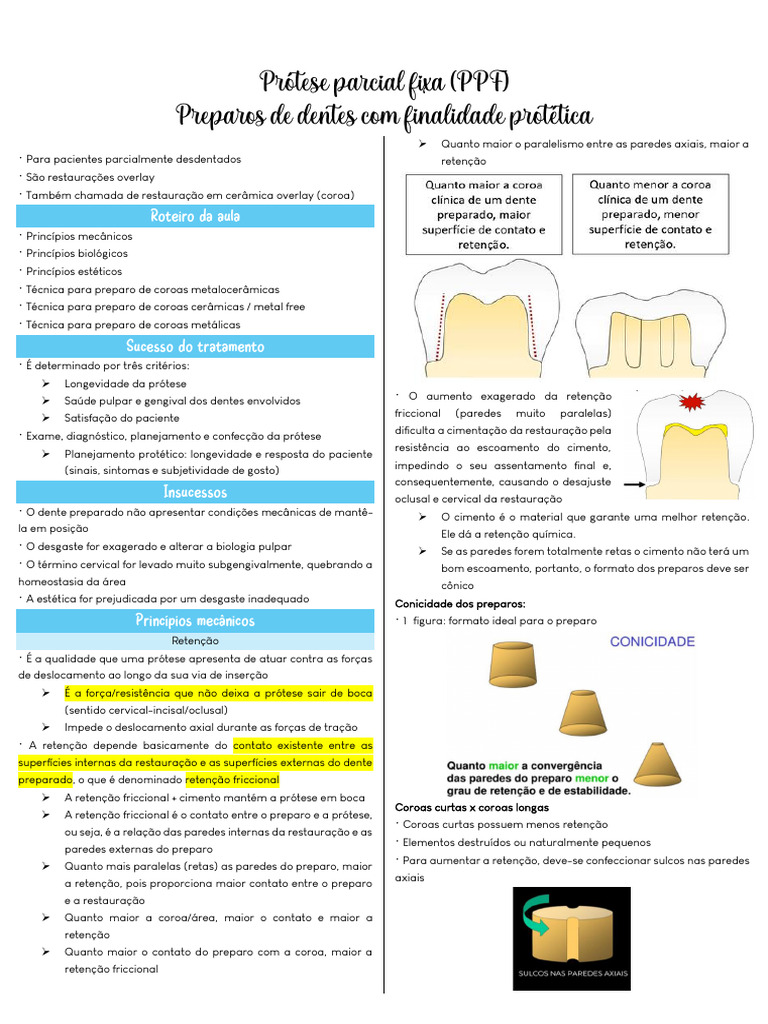 Prótese Parcial Fixa | PDF
