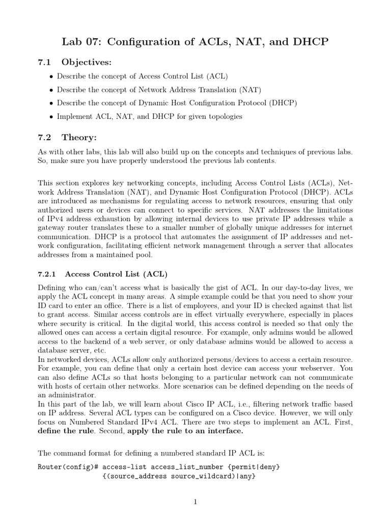CSE 4512 Computer Networks-Lab 07 - Manual | PDF | Ip Address ...
