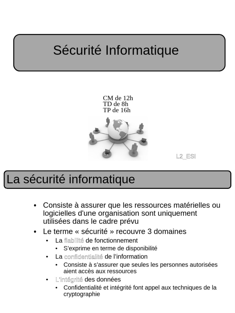 Sécurité Informatique en L2 ESI | PDF | Réseau privé virtuel | Public ...