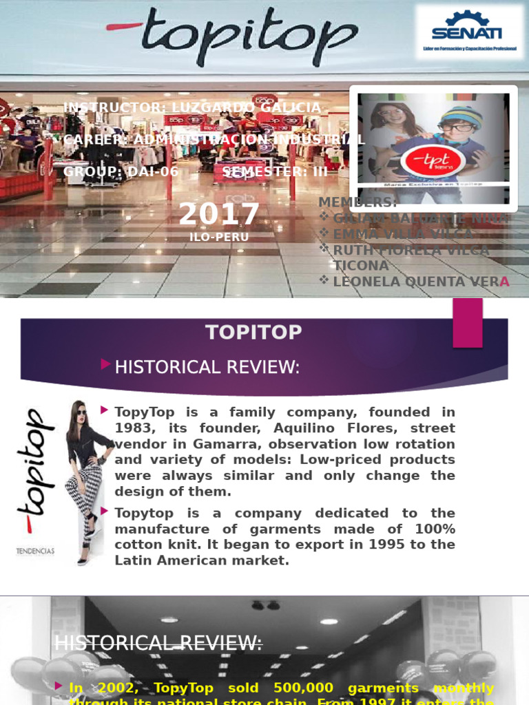 Topitop (1 | PDF | Clothing | Business