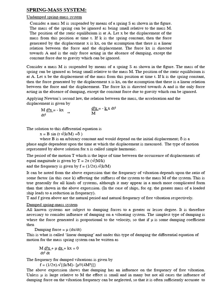 Na 2 Mod 5 Set 2 | PDF | Oscillation | Normal Mode