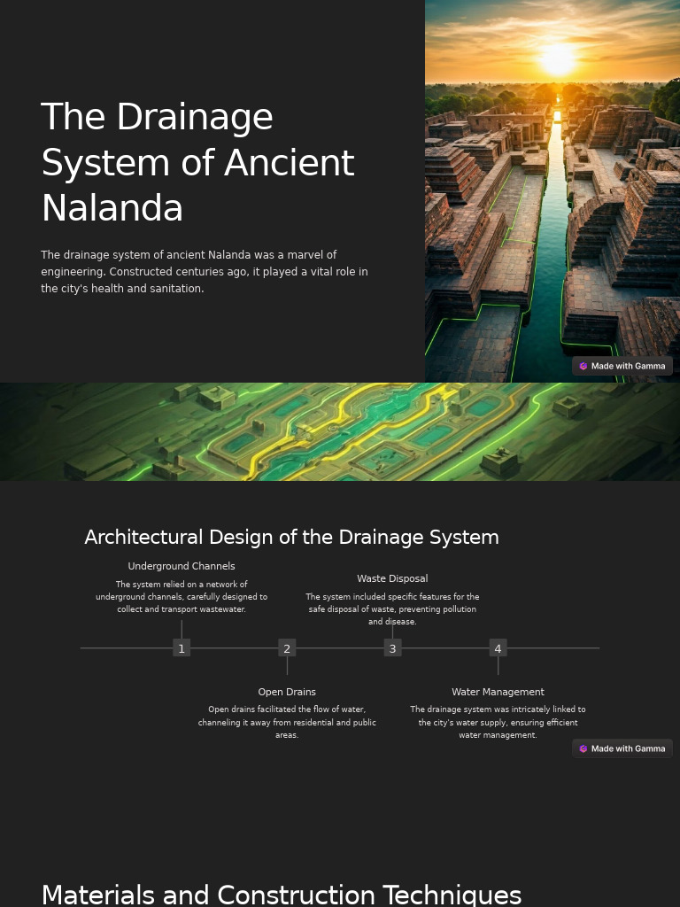 Curated visual reference: Fresh Look at Ancient Nalanda S Advanced Drainage System Pdf Sewage