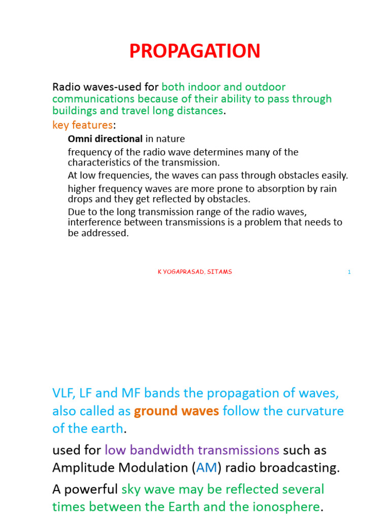 Propagation | PDF | Radio Propagation | Ionosphere