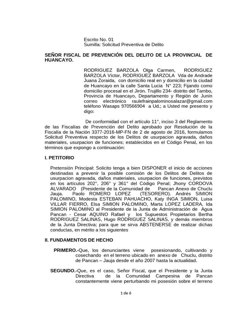 Pablito Prevencion Del Delito | PDF | Violencia | Derecho penal