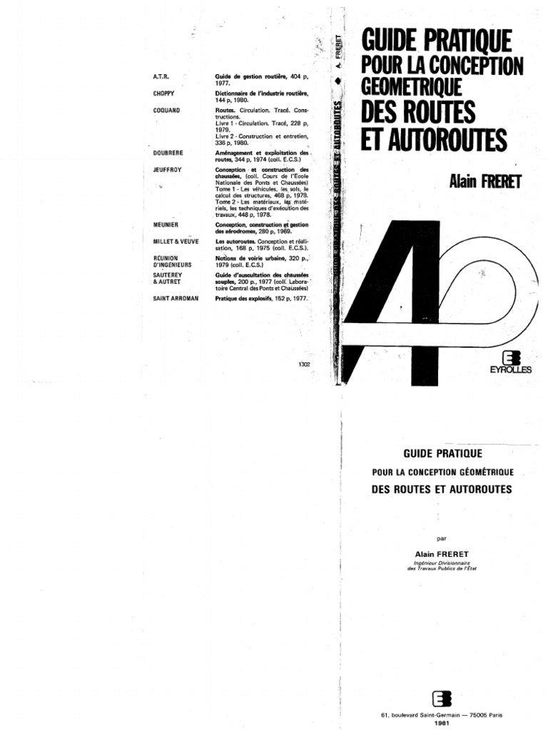 Guide de conception des routes et autoroutes | PDF | Autoroute | Transport
