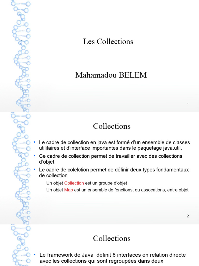 Introduction aux Collections en Java | PDF | Interface (Informatique ...