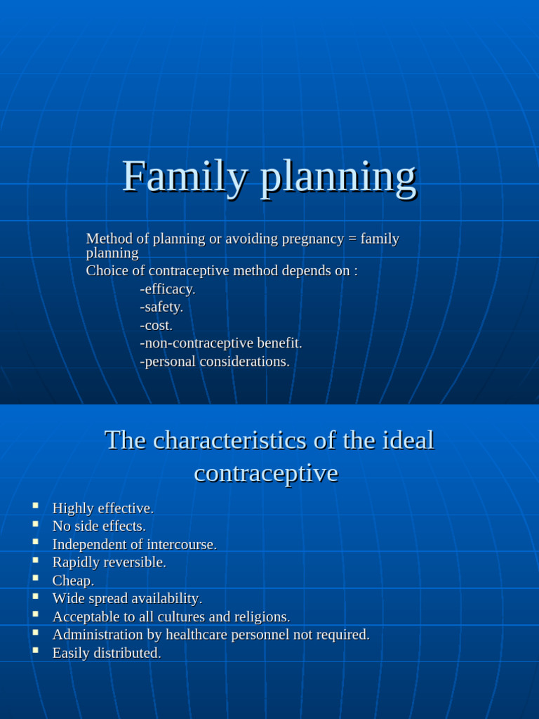 Family Planning | PDF | Combined Oral Contraceptive Pill | Birth Control