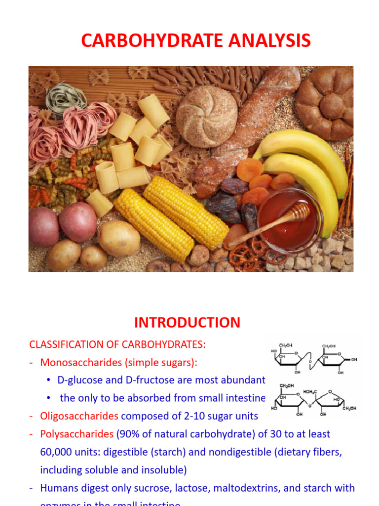 Carbohydrate Analysis Methods and Importance | PDF | Carbohydrates | Enzyme