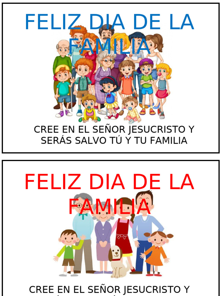 Dia de La Familia Lumbrera | PDF