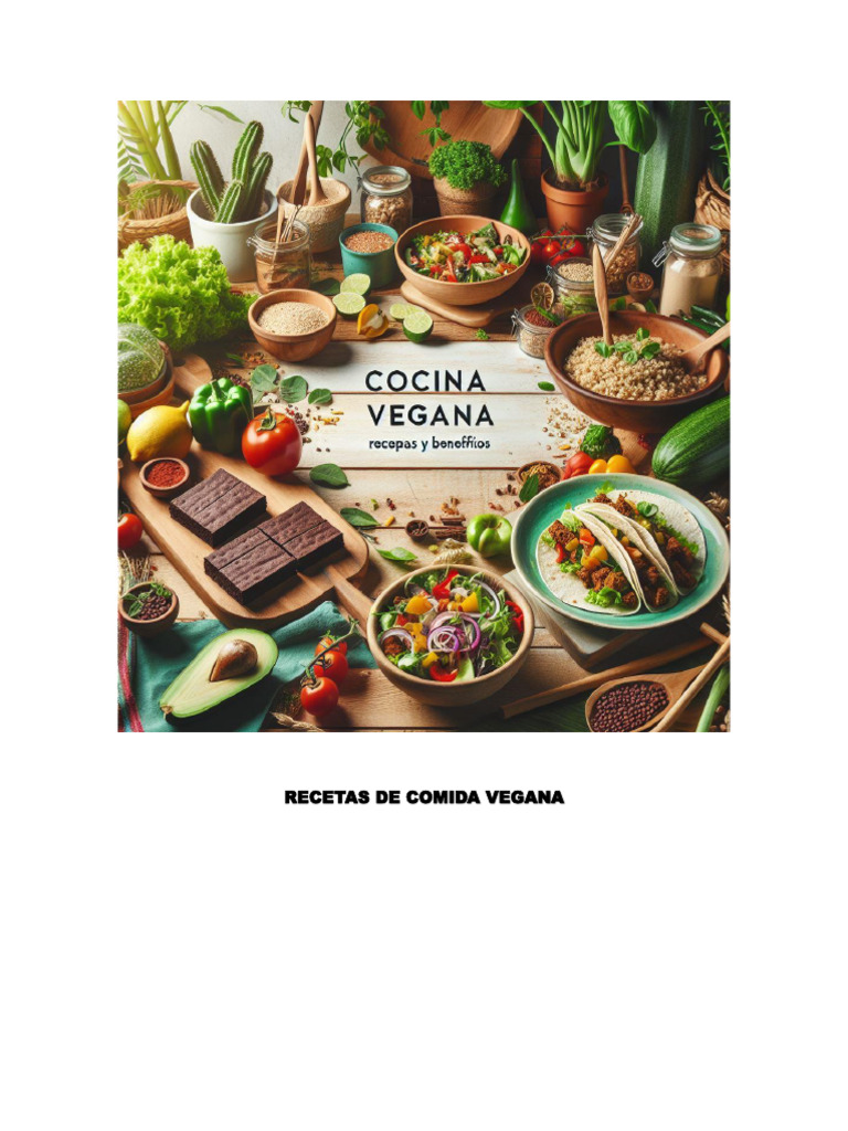 Recetas Veganas Fáciles y Saludables | PDF | Veganismo | Alimentos