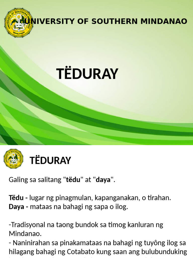 Group 11 Tëduray | PDF