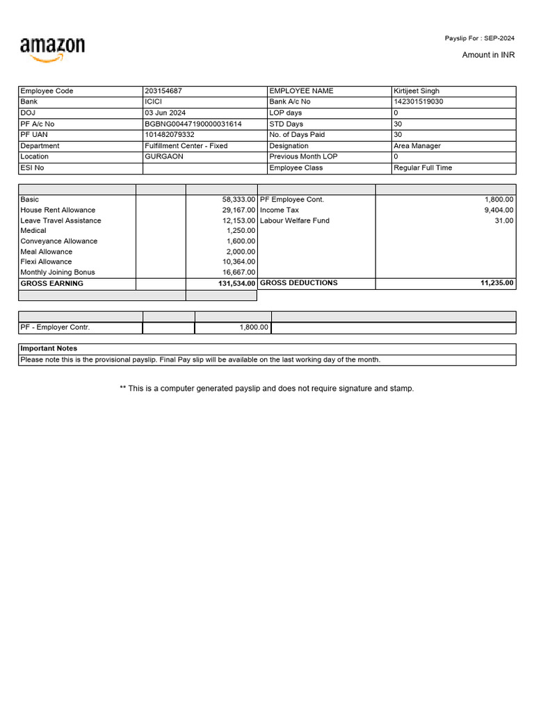 Sep 2024 | PDF | Paycheck | Wealth