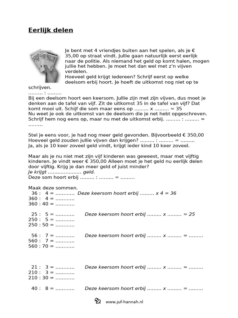 Rekenen Delen1 | PDF