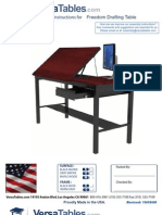 Freedom Drafting Table (FRDT Series) Assembly Instructions