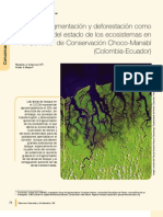 Fragmentacion y Deforestacion Como Indicadores Del Estado de Los Ecosistemas
