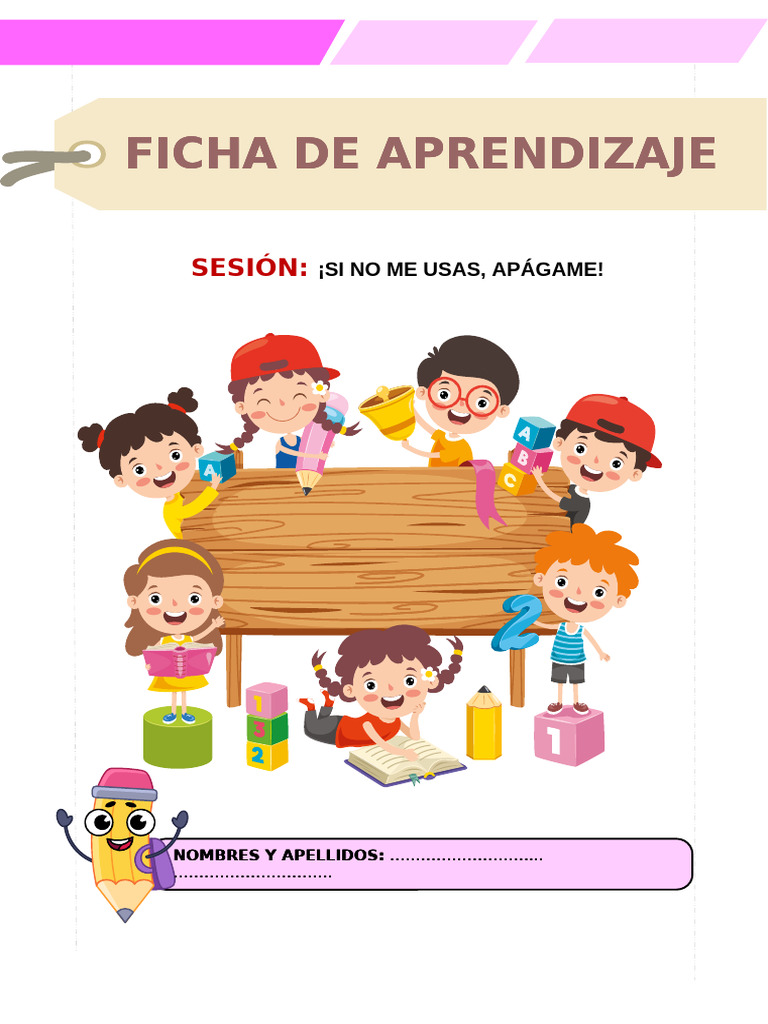 Ahorro de Energía: ¡Apágame si No Me Usas! | PDF