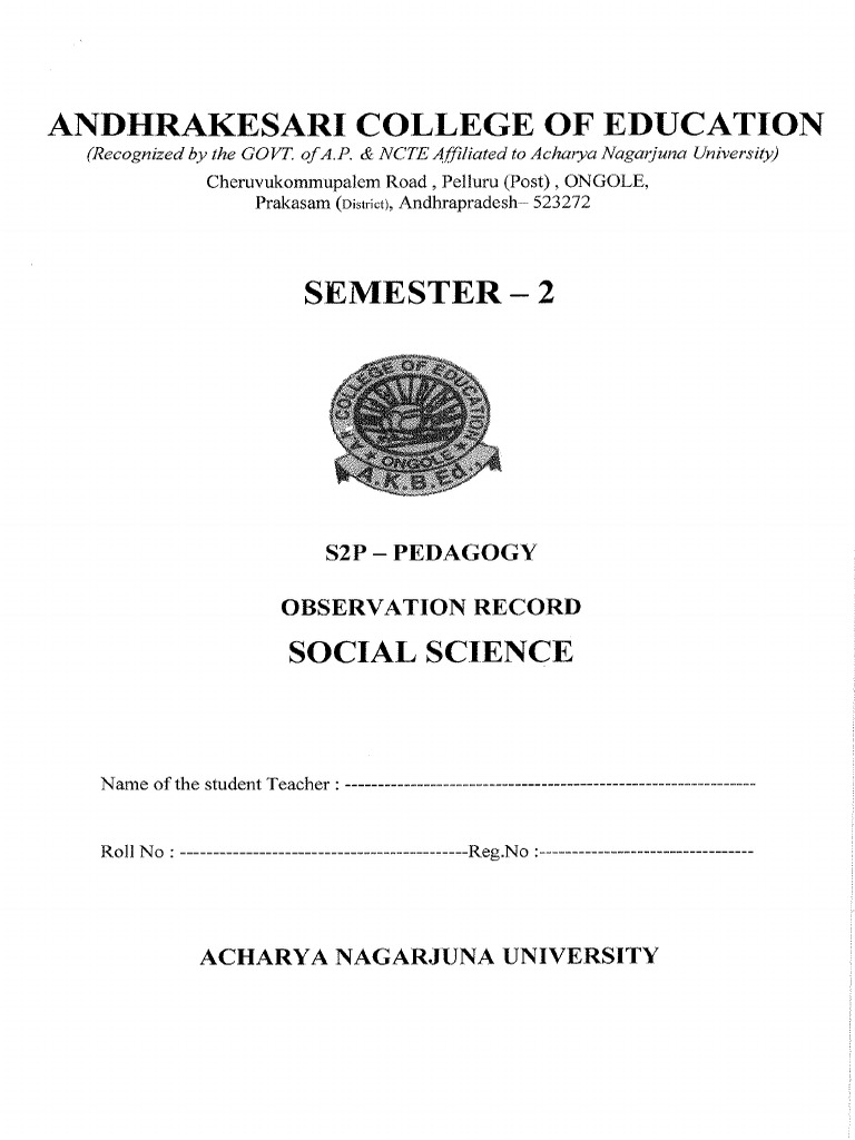 2nd Obs Soc | PDF