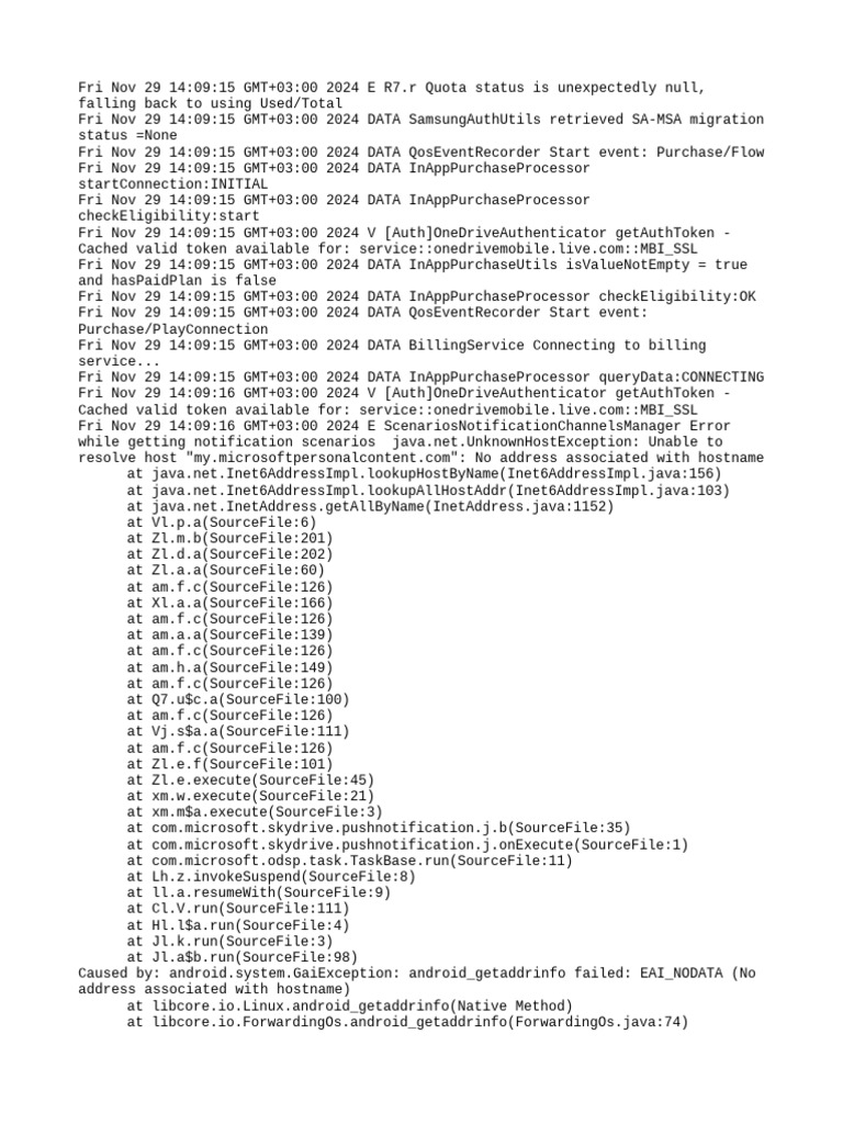 OneDrive In-App Purchase Log Analysis | PDF | Computer File | Computing ...