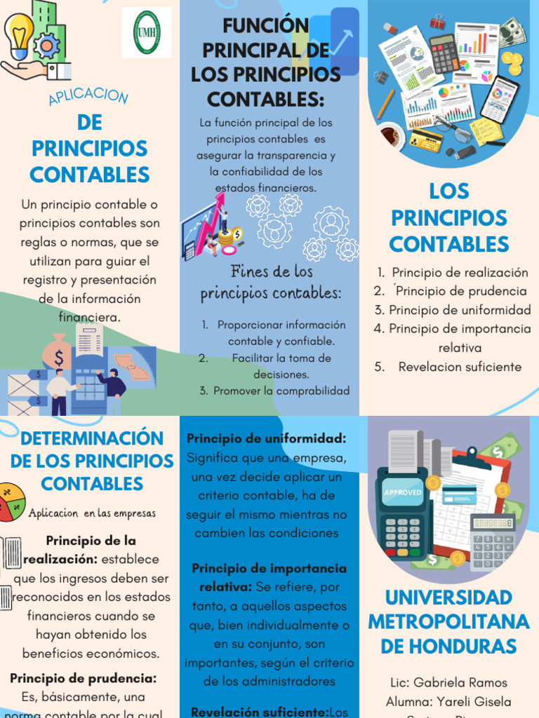 Aplicacion de Principios Contables | PDF | Contabilidad | Estado financiero