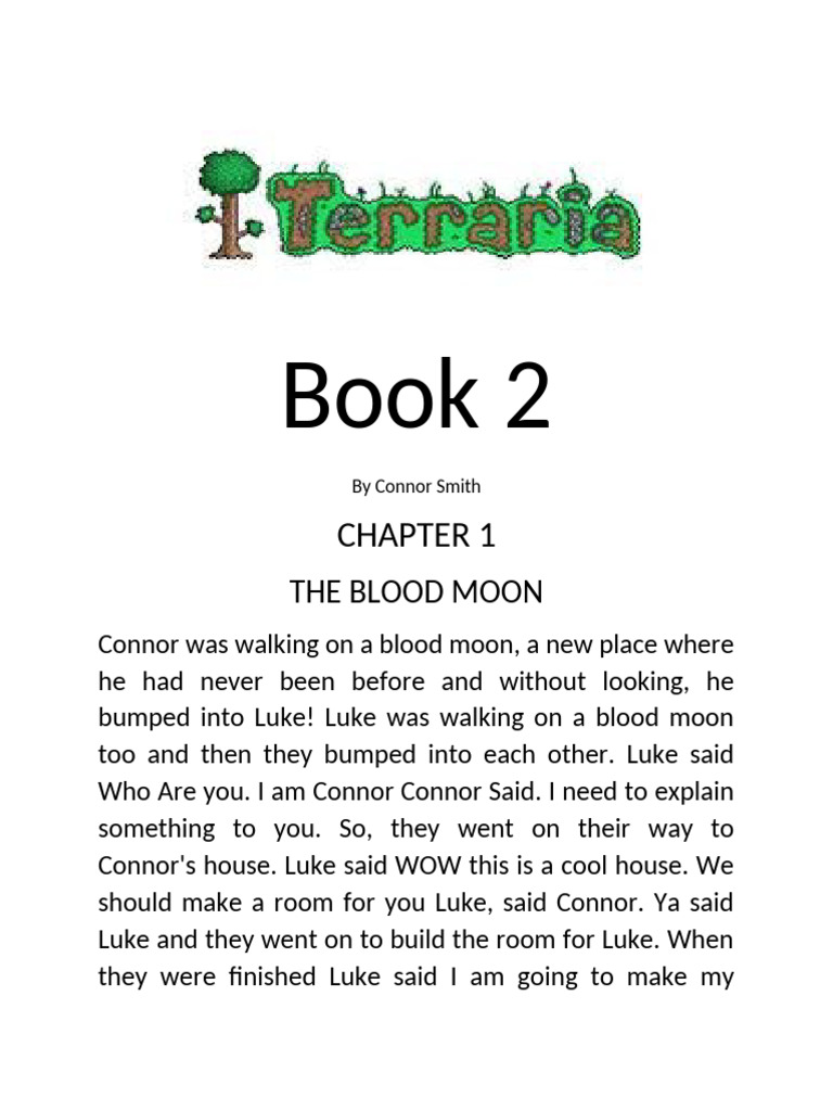 Adventures in Terraria: Connor's Quest | PDF