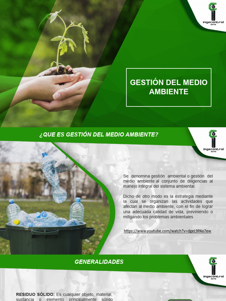 Gestion de Medio Ambiente - Agua y Energia - pptx-1 v08032021 | PDF ...