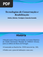 Tecnologias de Conservação e Reabilitação