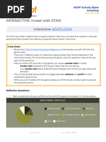 INTERACTIVE - Invest With STAX!