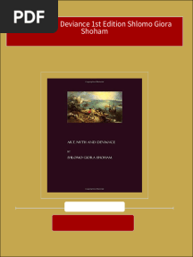 Art Myth and Deviance 1st Edition Shlomo Giora Shoham 2024 Scribd Download