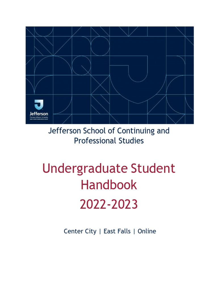 Jscps ug student handbook 2022 2023 final pdf course credit