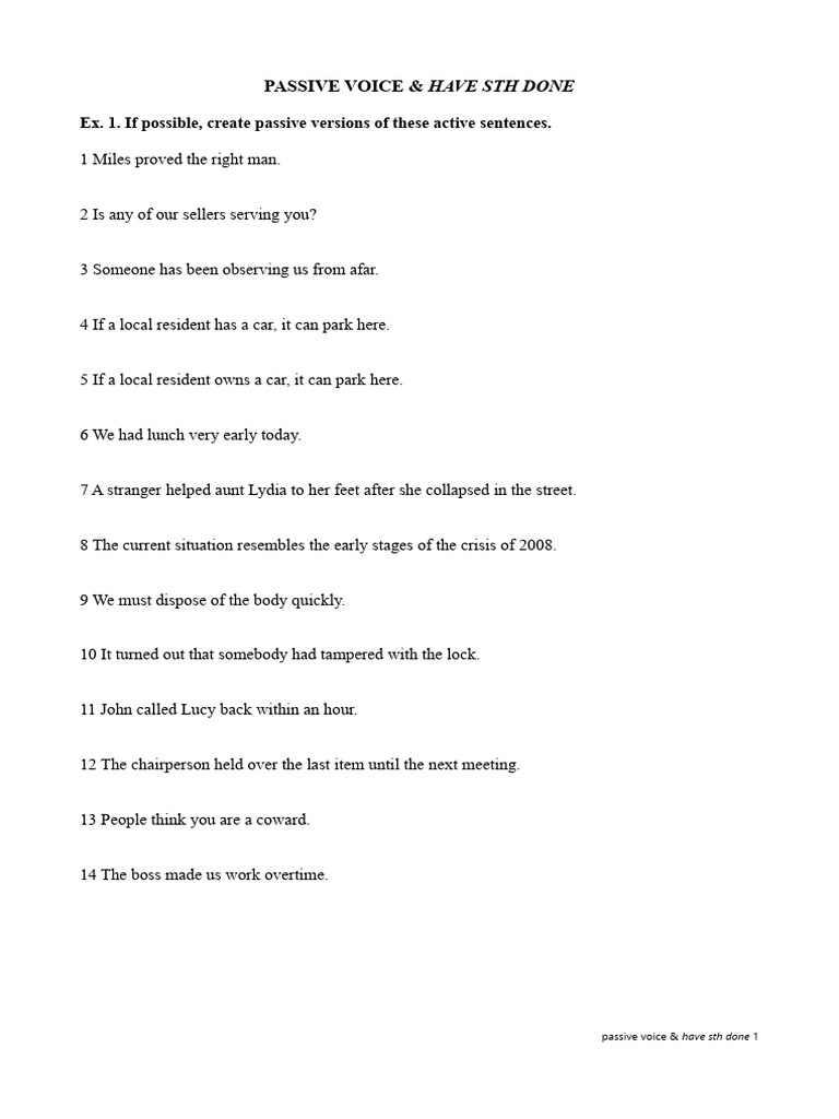 Pg2 passive voice have sth done pdf