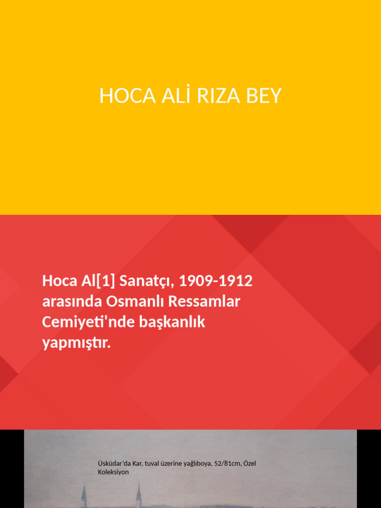 Hoca Ali Riza Bey | PDF