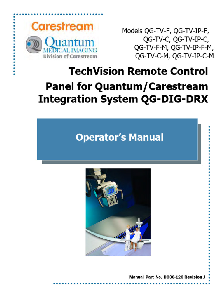 DC30-126 TechVision Carestream Integration Operator Manual - J | PDF ...