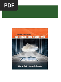 Full (Ebook PDF) Fundamentals of Information Systems 8th Edition Ebook All Chapters