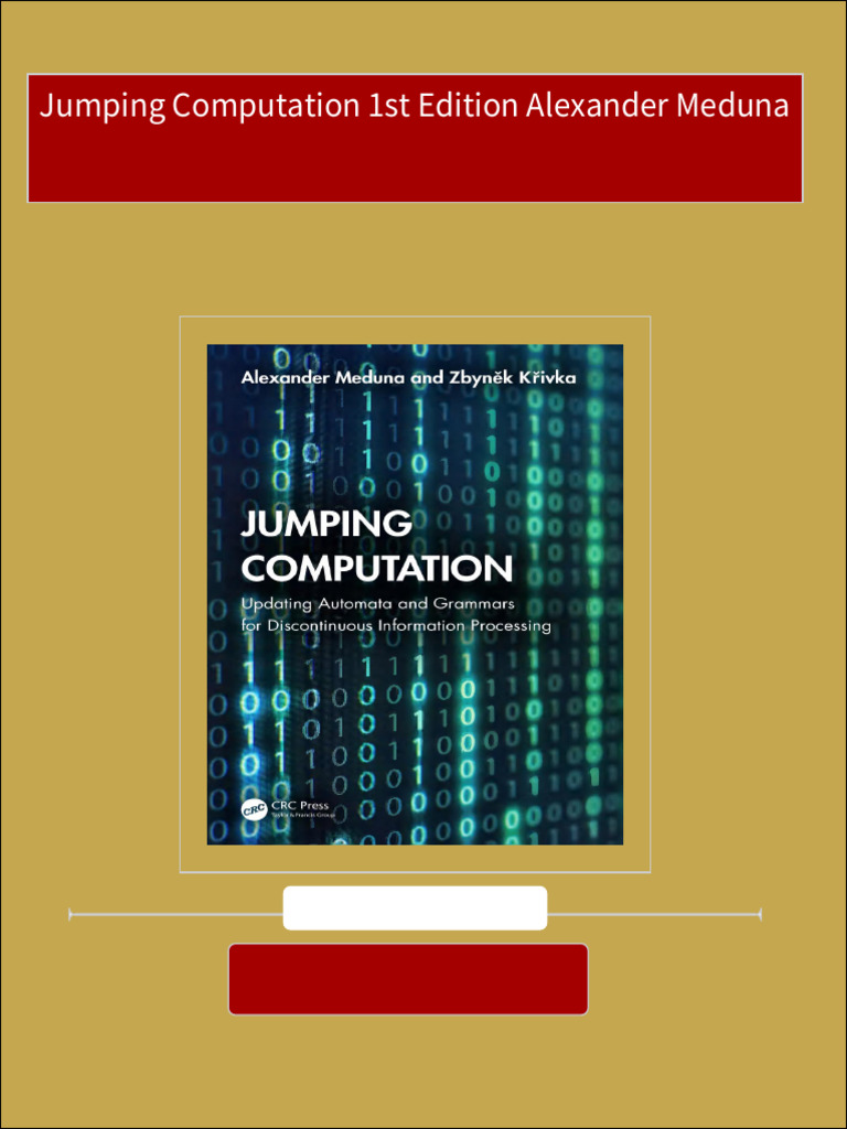 Jumping Computation 1st Edition Alexander Meduna All