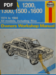 Haynes Lada 1200 1300 1500 Amp 1600 Owners Workshop Manual 1850104085 9781850104087 - Compress
