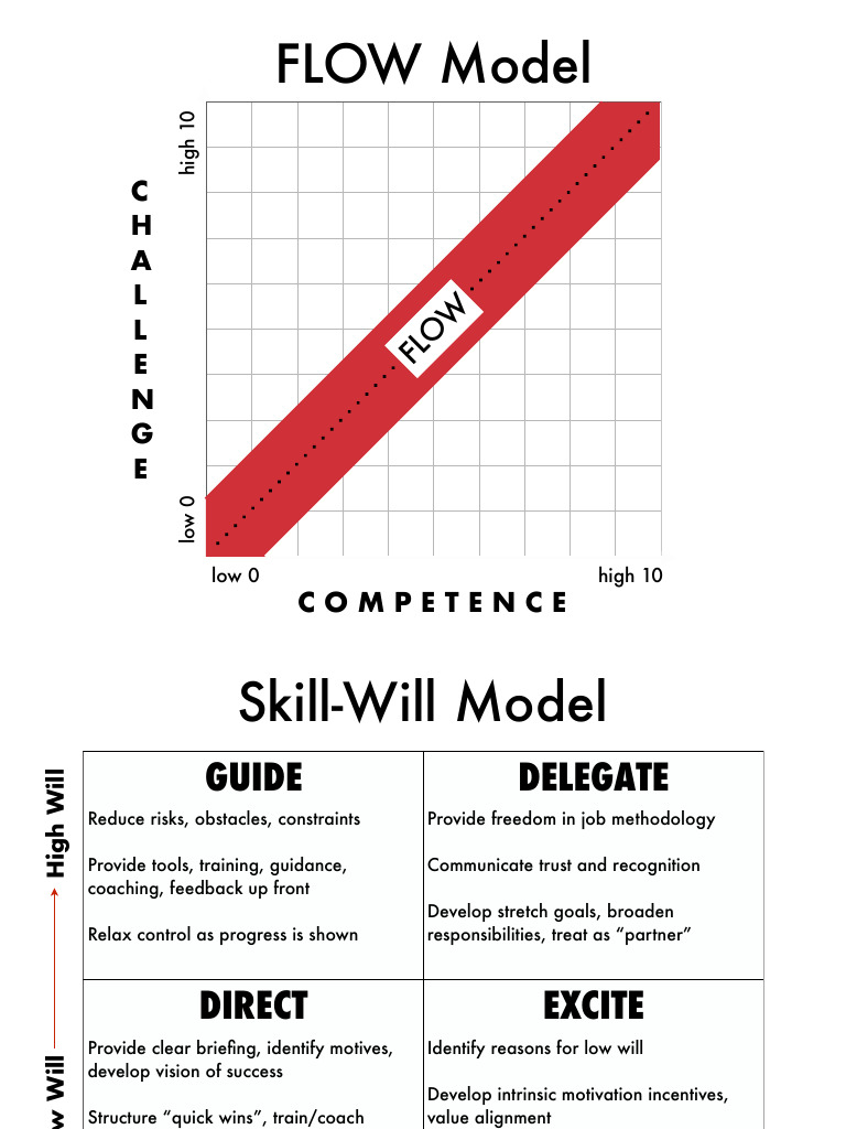 FLOW SkillWill Situational Leadership | PDF | Popular Psychology ...