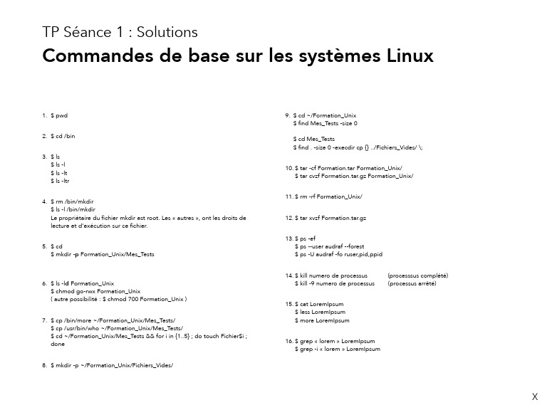 Commandes de base Linux pour débutants | PDF | Échecs | Théorie (échecs)