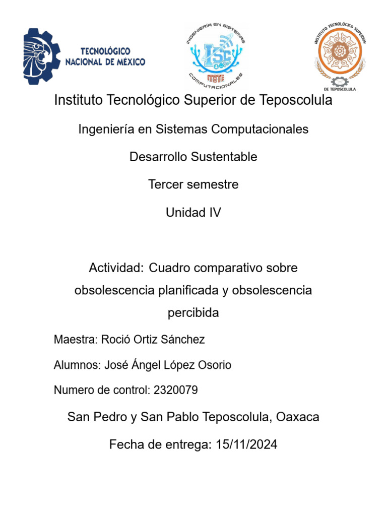 Comparativa: Obsolescencia Planificada vs. Percibida | PDF | Economias