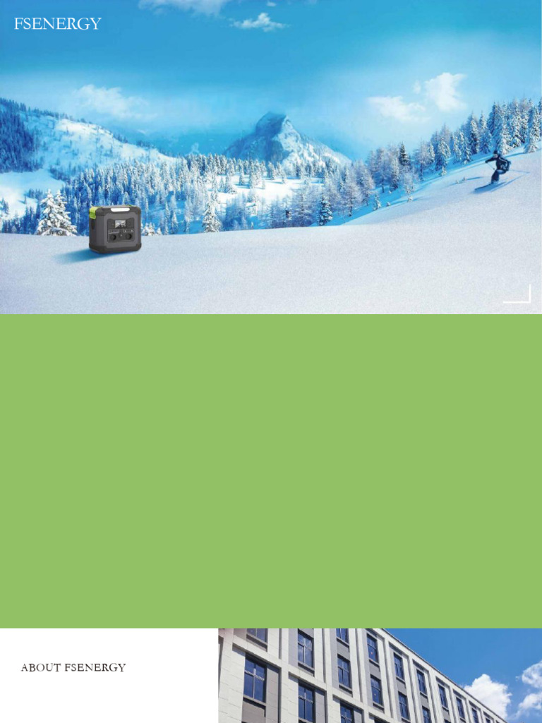 FSENERGY Portable Power Solutions | PDF | Power Inverter | Rechargeable ...