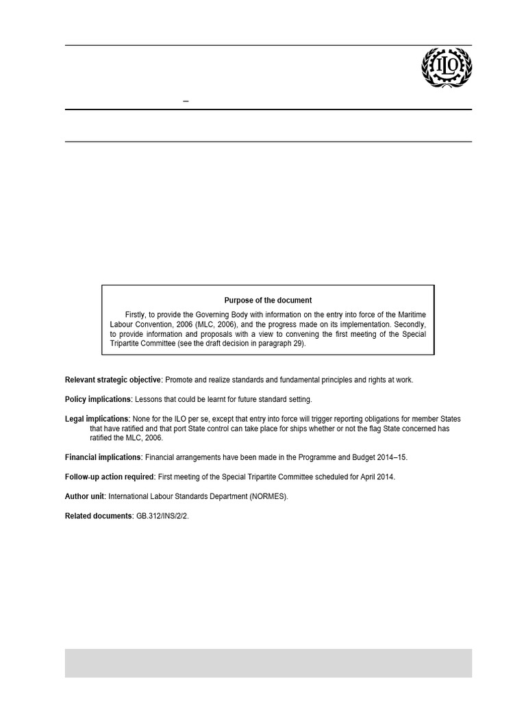 Wcms 220626 | PDF | International Labour Organization