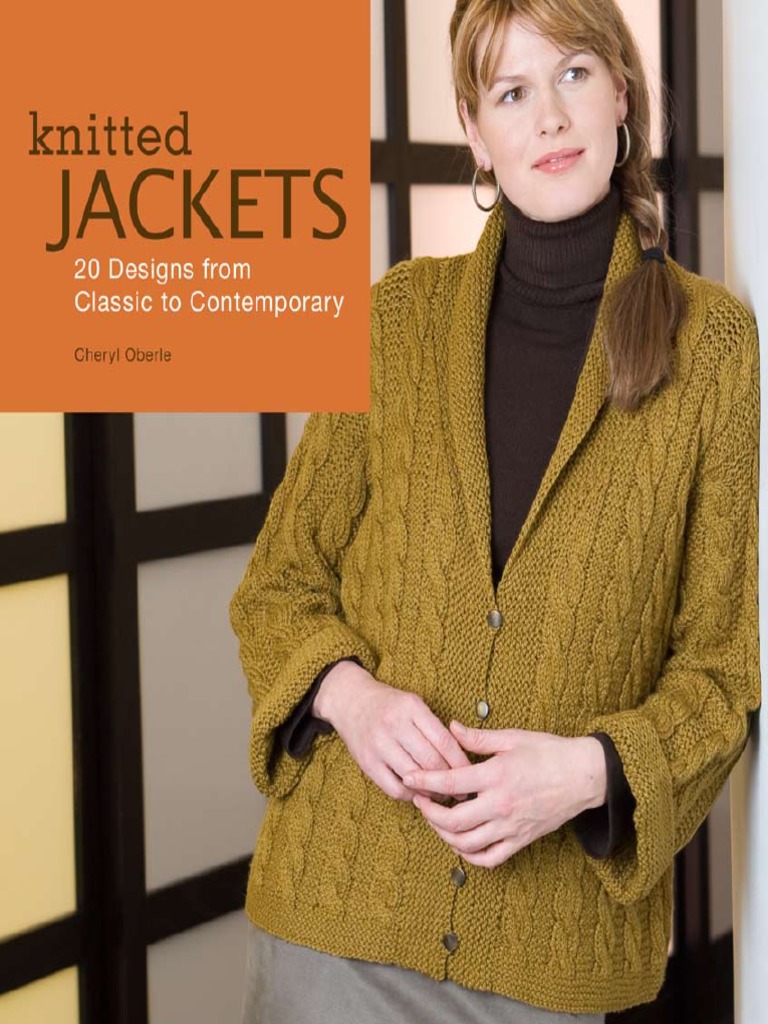 Knitted Jackets | PDF | Knitting | Gauge (Knitting)