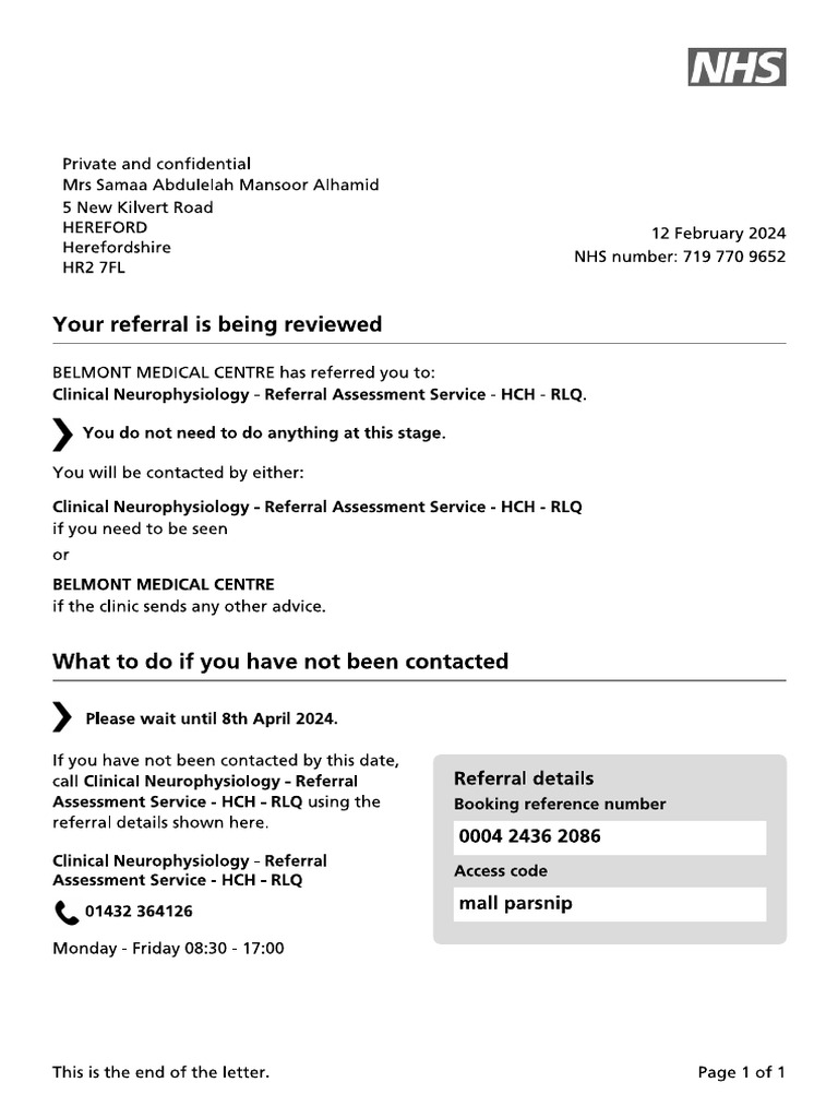 SA Appt Letter | PDF