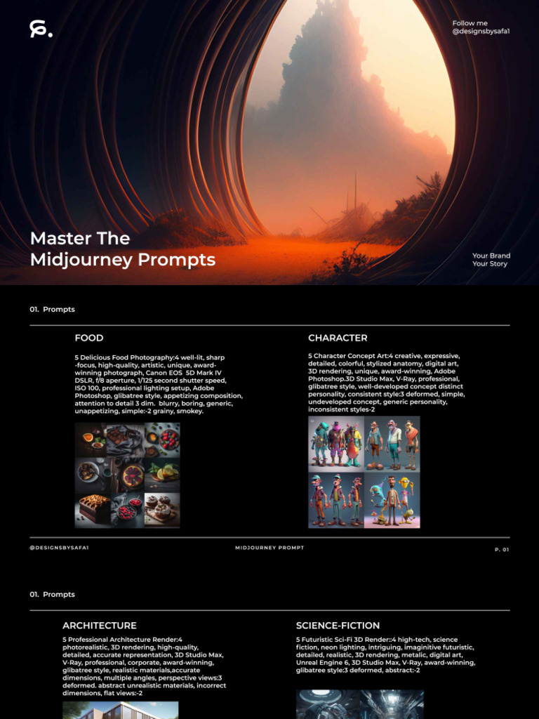 Midjourney Prompts | PDF | Modernism | Abstract Art