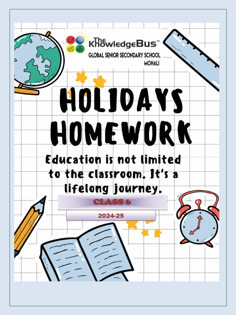 Holidays Homework | PDF