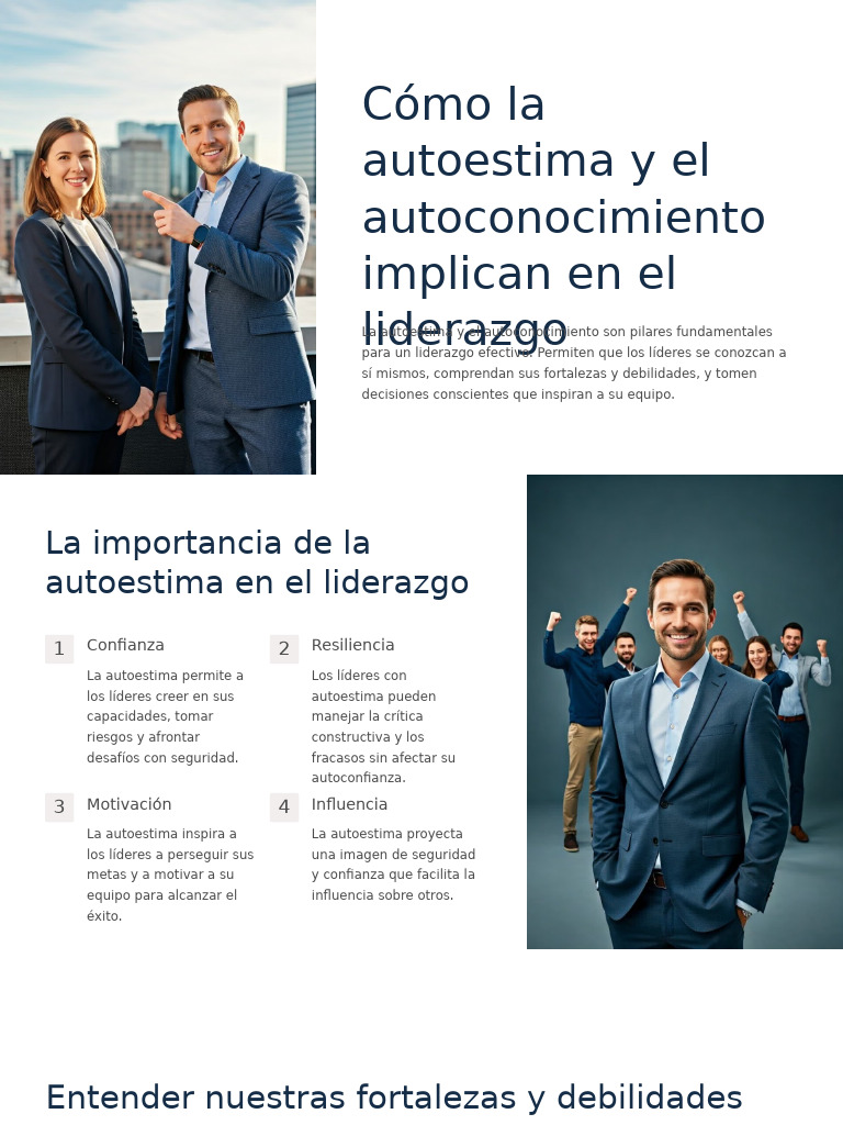 Como La Autoestima y El Autoconocimiento Implican en El Liderazgo | PDF ...