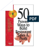 50 Proven Ways To Build Restaurant Sales&Profit