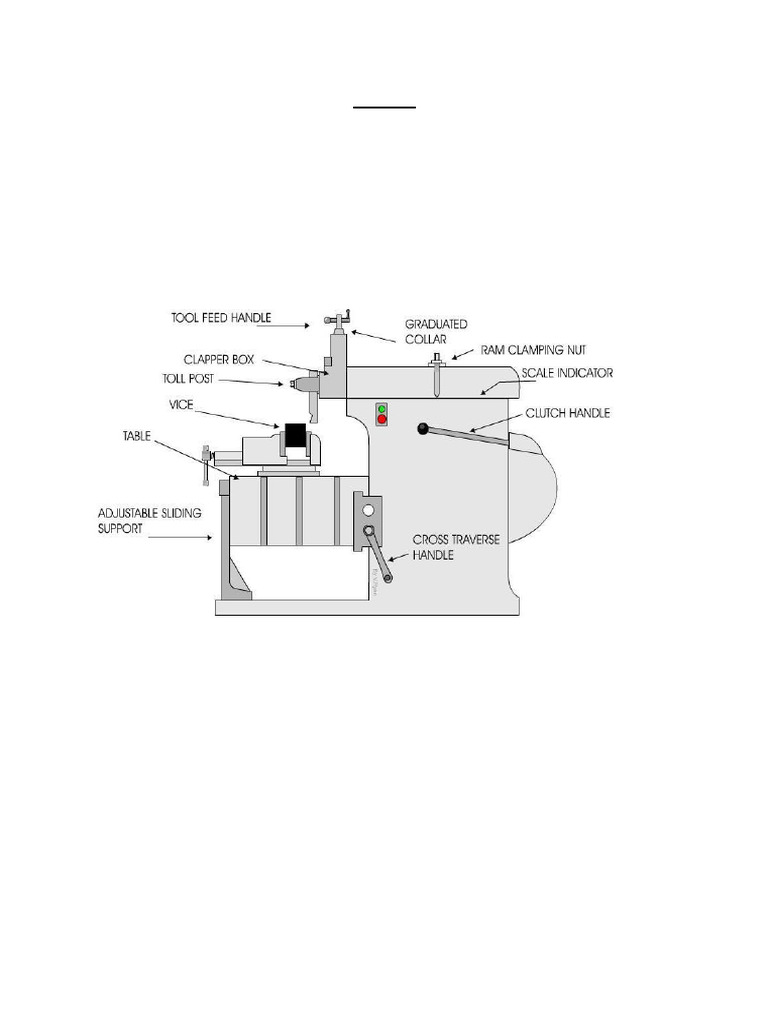 SHAPER | PDF | Machines | Tools