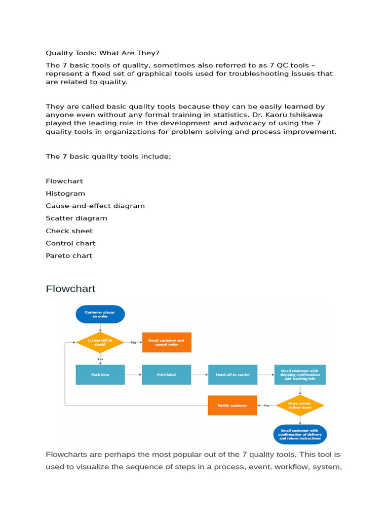 Understanding the 7 Basic Quality Tools | PDF | Scatter Plot