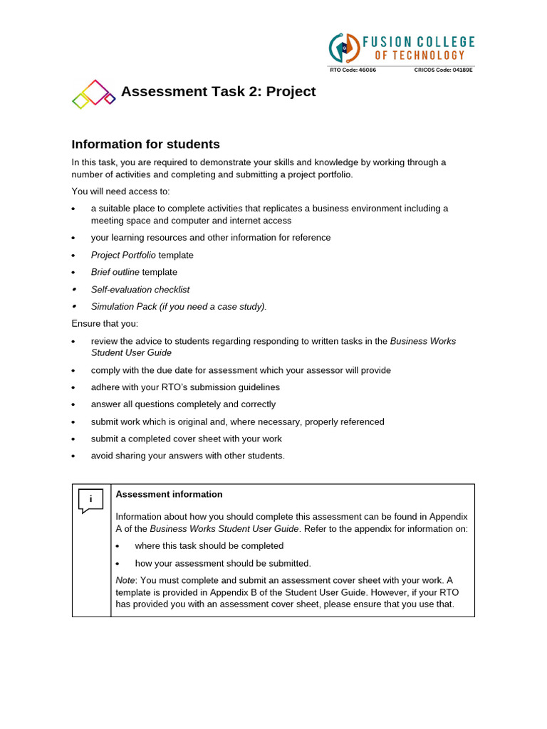 Assessment Task 2 BSBCRT611 Apply Critical Thinking For Complex Problem ...
